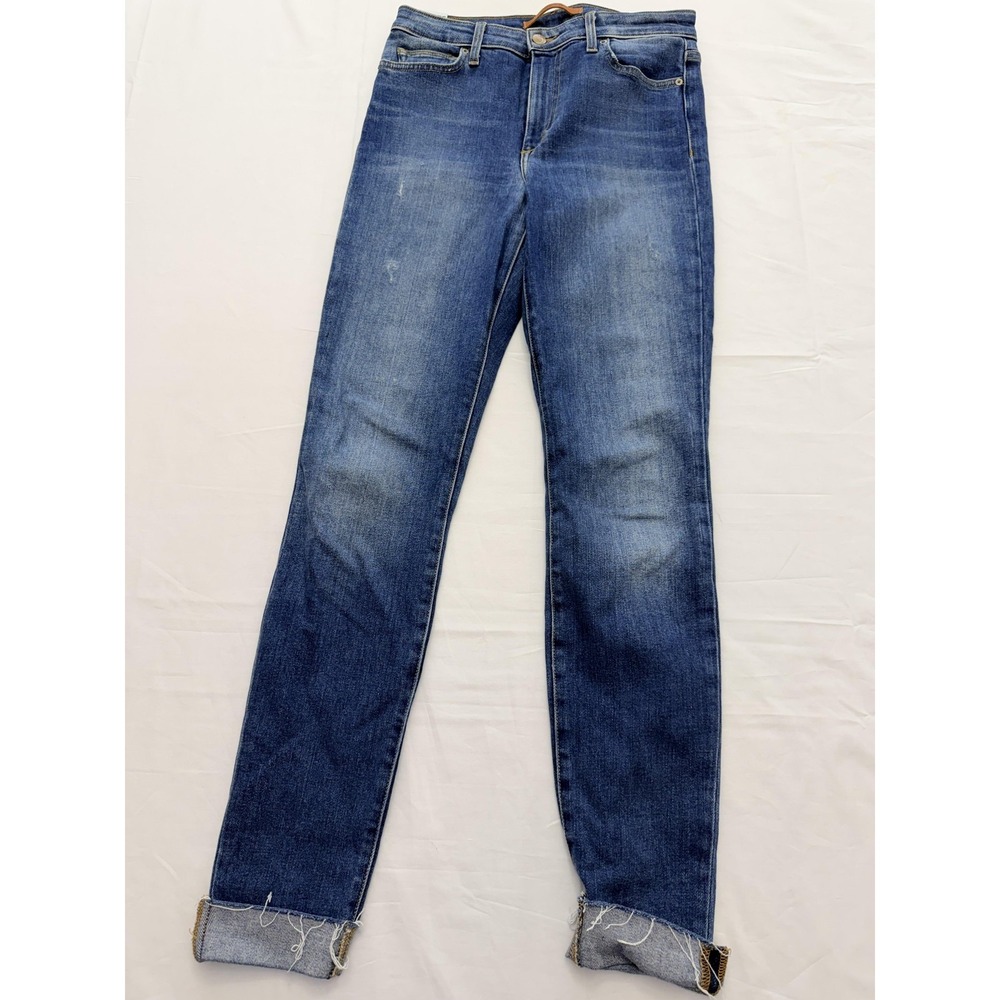 Joe's The Charlie Skinny Jeans Womens 27 Blue Wash High Rise Distressed 27x29‎